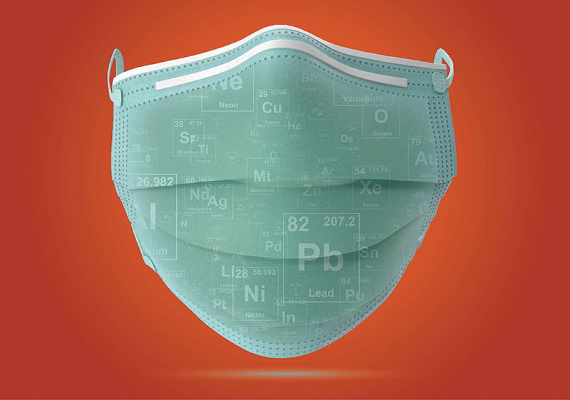 componentes nocivos en mascarillas